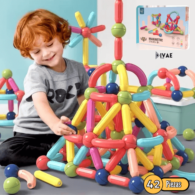 MagneticStiks™ Juego de construcción magnética 42pcs