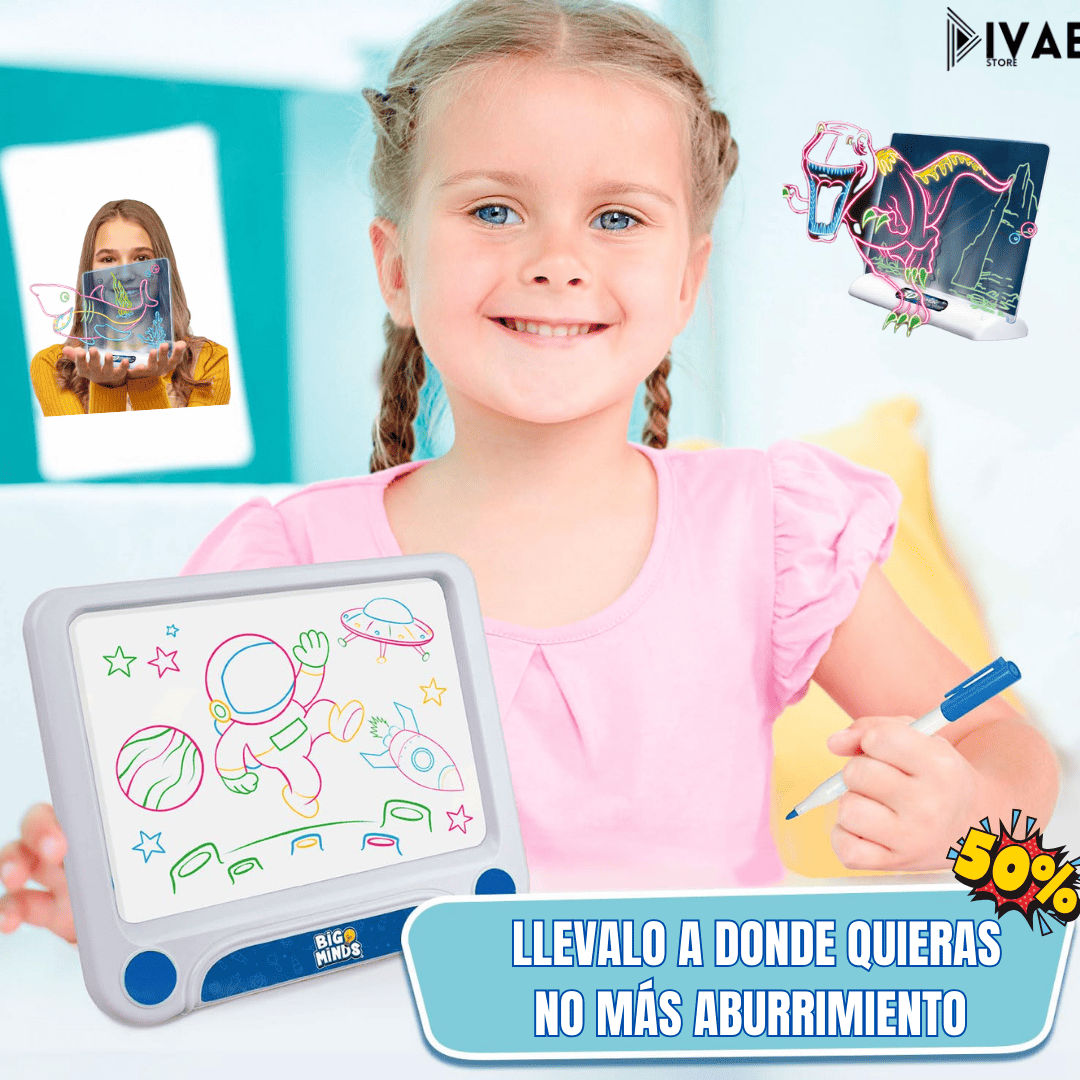 MAGIC PAD 3D™ - Dibuja en 3D con Todo Incluido