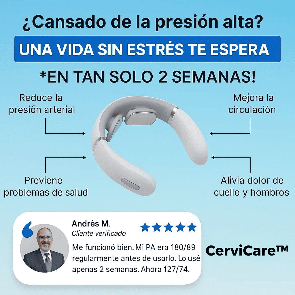 CerviCare™ – Masajeador de Electroterapia TENS