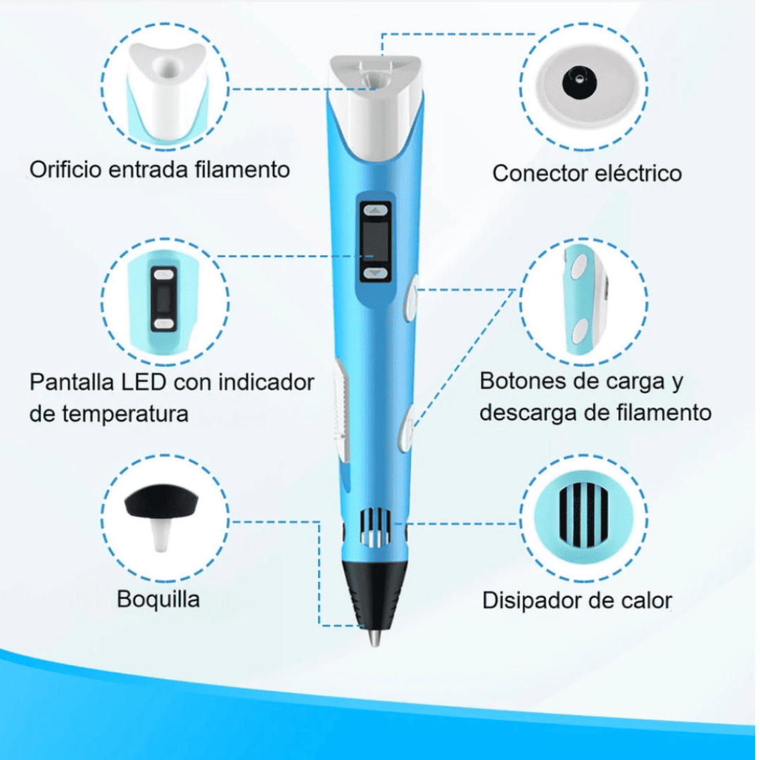 Bolígrafo 3D Art™ + Recambios