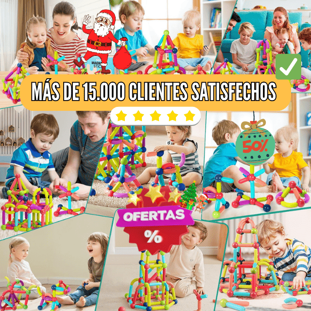 MagneticStiks™ Juego de construcción magnética 42pcs