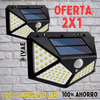 FOCO SOLAR LED GRAN ANGULAR 2X1