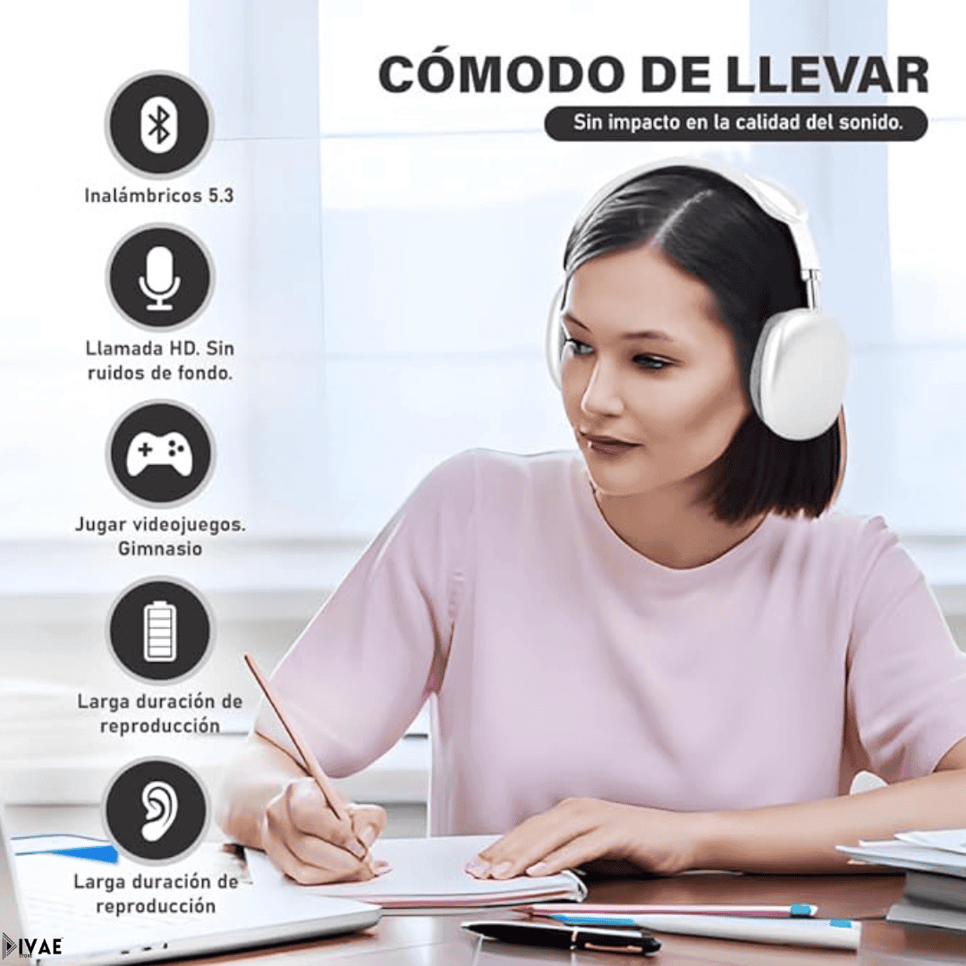 Cascos Inalámbricos MaxSafe™ con funda